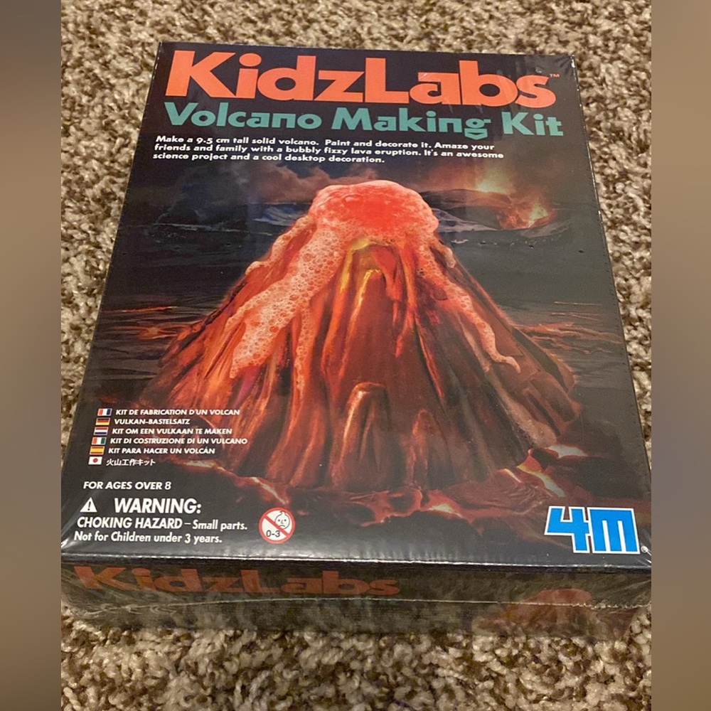 Volcano Making Kit - Orange Volcano Science Toy